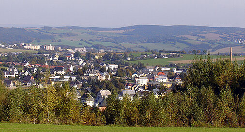 Blick auf Gornau